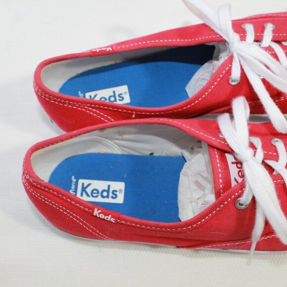 Red Canvas Keds Sneakers, Size 10, NWOT - Picture 7 of 10